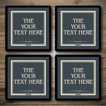 Load image into Gallery viewer, Personalised Bar Mats | Drip Mats | Bar Runners | Dog House Modern