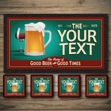 Load image into Gallery viewer, Personalised Bar Mats | Drip Mats | Custom Bar Runners | Firkin Pub