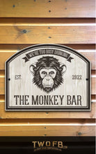 Charger l'image dans la galerie, The Monkey Bar Personalised Bar Sign Custom Signs from Twofb.com signs for bars