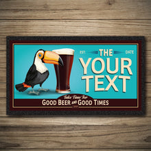 Load image into Gallery viewer, Personalised Bar Mats | Drip Mats | Custom Bar Runners | Tipsy Toucan