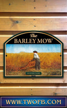 Load image into Gallery viewer, Barley MOW, Custom bar sign, hanging pub sign, Bar sign, pub sign, Personalised bar sign, Funny bar sign, home bar signs uk, bar signs uk, bar signs.co.uk, custom pub sign uk, pub sign design, outdoor bar signs