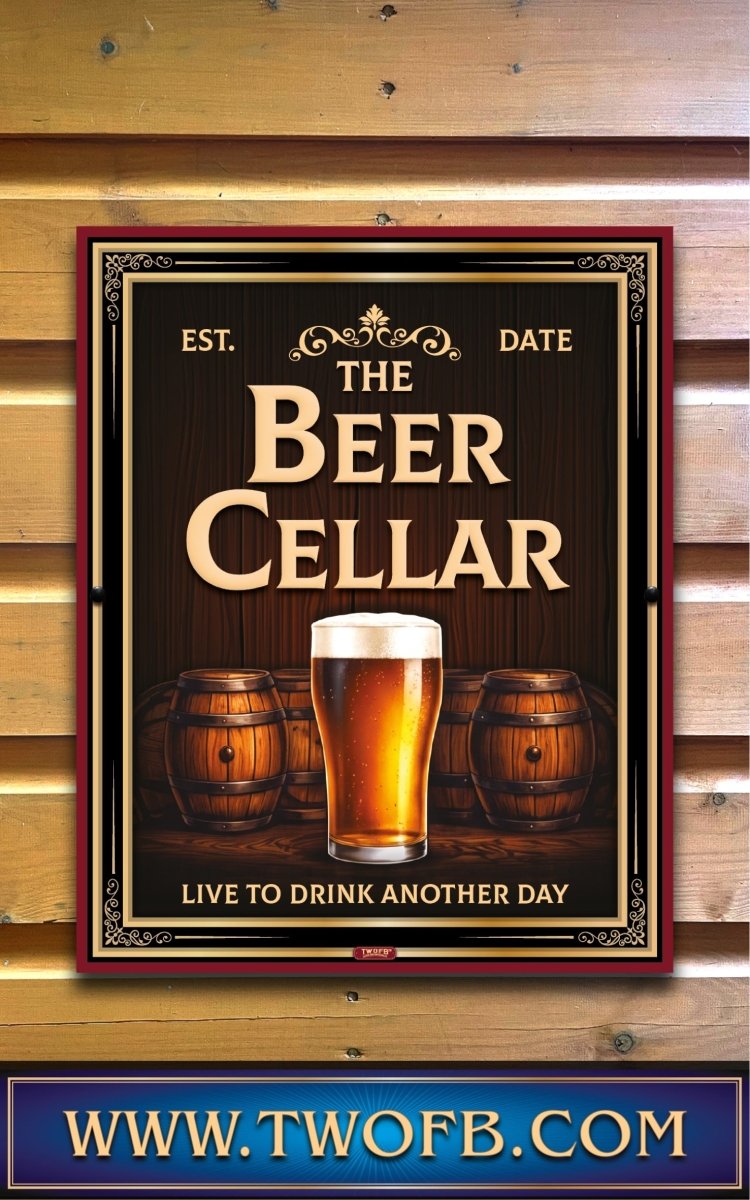 Beer Cellar | Custom Bar Sign | Pub Signs Custom Signs from Two Fat Blokes Ltd signs for bars