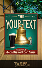 Load image into Gallery viewer, Bell End | Vintage Bar Sign | Pub Signs | funny bar sign | Hanging Signs | Bar Sign