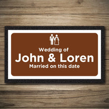 Load image into Gallery viewer, Wedding sign, Event, Corporate, Exhibition hanging pub sign, Bar sign, pub sign, Personalised bar sign, Funny bar sign, home bar signs uk, bar signs uk, bar signs.co.uk, custom pub sign uk, pub sign design, outdoor bar signs