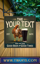 Load image into Gallery viewer, Hawk Inn | Personalised Bar Sign | Vintage Pub Signs