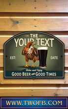 Load image into Gallery viewer, Hawk Inn | Personalised Bar Sign | Vintage Pub Signs