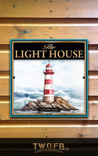Load image into Gallery viewer, Light House, Custom bar sign, hanging pub sign, Bar sign, pub sign, Personalised bar sign, Funny bar sign, home bar signs uk, bar signs uk, bar signs.co.uk, custom pub sign uk, pub sign design, outdoor bar signs