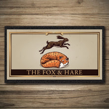 Load image into Gallery viewer, Personalised Bar Mats | Drip Mats | Custom Bar Runners | Fox & Hare