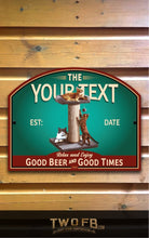 Load image into Gallery viewer, Gin Bar Sign/Pub Sign/Bar Sign/Home bar sign/Pub sign for outside/Custom pub sign/Home Bar/Pub Décor/Military Bar Signs/Custom Bar signs/Barsigns UK/ Man Cave/ Mess Sign/ Bar Runner/ Beer Mats/ Hanging pub sign/ Custom sign/ Garden Signs/Pub signs