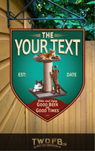 Load image into Gallery viewer, Gin Bar Sign/Pub Sign/Bar Sign/Home bar sign/Pub sign for outside/Custom pub sign/Home Bar/Pub Décor/Military Bar Signs/Custom Bar signs/Barsigns UK/ Man Cave/ Mess Sign/ Bar Runner/ Beer Mats/ Hanging pub sign/ Custom sign/ Garden Signs/Pub signs