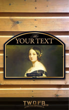 Load image into Gallery viewer, Queen Vic Pub Sign/Pub/Home bar sign/Pub sign for outside/Custom pub sign/Home Bar/Pub DƩcor