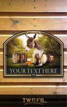 Load image into Gallery viewer, Donkey Bar Sign/Pub Sign/Bar Sign/Home bar sign/Pub sign for outside/Custom pub sign/Home Bar/Pub Décor/Military Bar Signs/Custom Bar signs/Barsigns UK/ Man Cave/ Mess Sign/ Bar Runner/ Beer Mats/ Hanging pub sign/ Custom sign/ Garden Signs/Pub signs