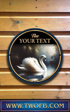 Load image into Gallery viewer, The Swan Inn, Custom bar sign, hanging pub sign, Bar sign, pub sign, Personalised bar sign, Funny bar sign, home bar signs uk, bar signs uk, bar signs.co.uk, custom pub sign uk, pub sign design, outdoor bar signs