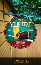 Load image into Gallery viewer, Vintage Bar Sign | Pub Signs | funny bar sign |  Hanging Signs | sports bar sign