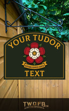 Load image into Gallery viewer, Yorkshire Rose, Custom bar sign, hanging pub sign, Bar sign, pub sign, Personalised bar sign, Funny bar sign, home bar signs uk, bar signs uk, bar signs.co.uk, custom pub sign uk, pub sign design, outdoor bar signs