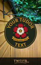 Load image into Gallery viewer, Yorkshire Rose, Custom bar sign, hanging pub sign, Bar sign, pub sign, Personalised bar sign, Funny bar sign, home bar signs uk, bar signs uk, bar signs.co.uk, custom pub sign uk, pub sign design, outdoor bar signs