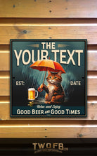 Load image into Gallery viewer, Custom bar sign, hanging pub sign, Bar sign, pub sign, Personalised bar sign, Funny bar sign, home bar signs uk, bar signs uk, bar signs.co.uk, custom pub sign uk, pub sign design, outdoor bar signs