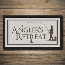 Load image into Gallery viewer, Personalised Bar Mats | Drip Mats | Custom Bar Runners | Anglers Retreat