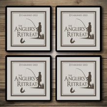 Load image into Gallery viewer, Personalised Bar Mats | Drip Mats | Custom Bar Runners | Anglers Retreat