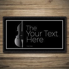 Load image into Gallery viewer, Personalised Bar Mats | Drip Mats | Custom Bar Runners | Bass Note