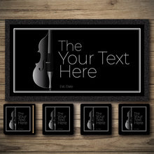 Load image into Gallery viewer, Personalised Bar Mats | Drip Mats | Custom Bar Runners | Bass Note