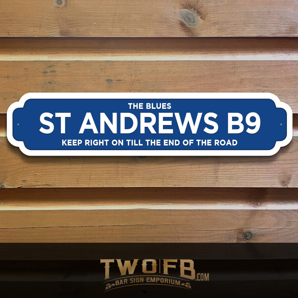 Birmingham City FC | Blues Road Sign | Vintage Road Signs