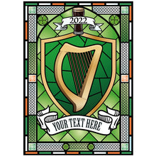 Load image into Gallery viewer, Irish Window Vinyl | Stained Glass | Custom window decals