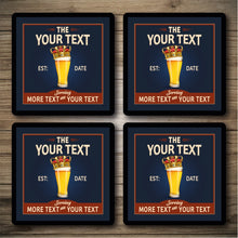 Load image into Gallery viewer, Personalised Bar Mats | Drip Mats | Custom Bar Runners | Kings Tipple