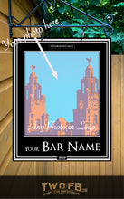 Load image into Gallery viewer, Personalised Photo Sign | Personalised Bar Sign | B&W pub sign