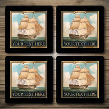 Load image into Gallery viewer, Personalised Bar Mats | Drip Mats | Custom Bar Runners | HMS Victory