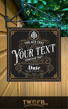 Load image into Gallery viewer, Whiskey Bar Sign/Pub Sign/Bar Sign/Home bar sign/Pub sign for outside/Custom pub sign/Home Bar/Pub DƩcor/Military Bar Signs/Custom Bar signs/Barsigns UK/ Man Cave/ Mess Sign/ Bar Runner/ Beer Mats/ Hanging pub sign/ Custom sign/ Garden Signs/Pub signs