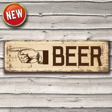 Load image into Gallery viewer, Arrow Bar Sign Beer Custom Signs from Twofb.com signs for bars