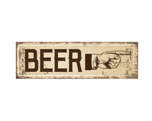 Load image into Gallery viewer, Arrow Bar Sign Beer Custom Signs from Twofb.com signs for bars