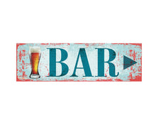 Load image into Gallery viewer, Arrow Bar Sign Rust Style Custom Signs from Twofb.com signs for bars