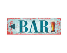 Load image into Gallery viewer, Arrow Bar Sign Rust Style Custom Signs from Twofb.com signs for bars