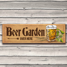 Load image into Gallery viewer, Arrow Beer Garden Bar Sign Custom Signs from Twofb.com signs for bars