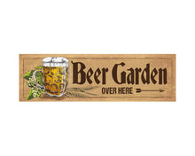 Load image into Gallery viewer, Arrow Beer Garden Bar Sign Custom Signs from Twofb.com signs for bars