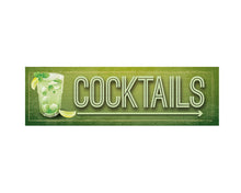 Load image into Gallery viewer, Arrow Cocktail Bar Sign Custom Signs from Twofb.com signs for bars