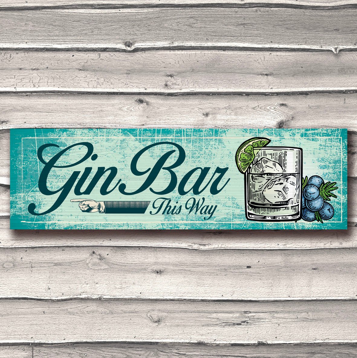 Arrow Gin Bar Sign Custom Signs from Twofb.com signs for bars