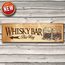 Load image into Gallery viewer, Arrow Whisky Bar Sign Custom Signs from Twofb.com signs for bars
