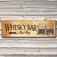 Load image into Gallery viewer, Arrow Whisky Bar Sign Custom Signs from Twofb.com signs for bars