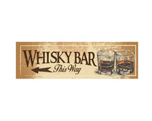 Load image into Gallery viewer, Arrow Whisky Bar Sign Custom Signs from Twofb.com signs for bars
