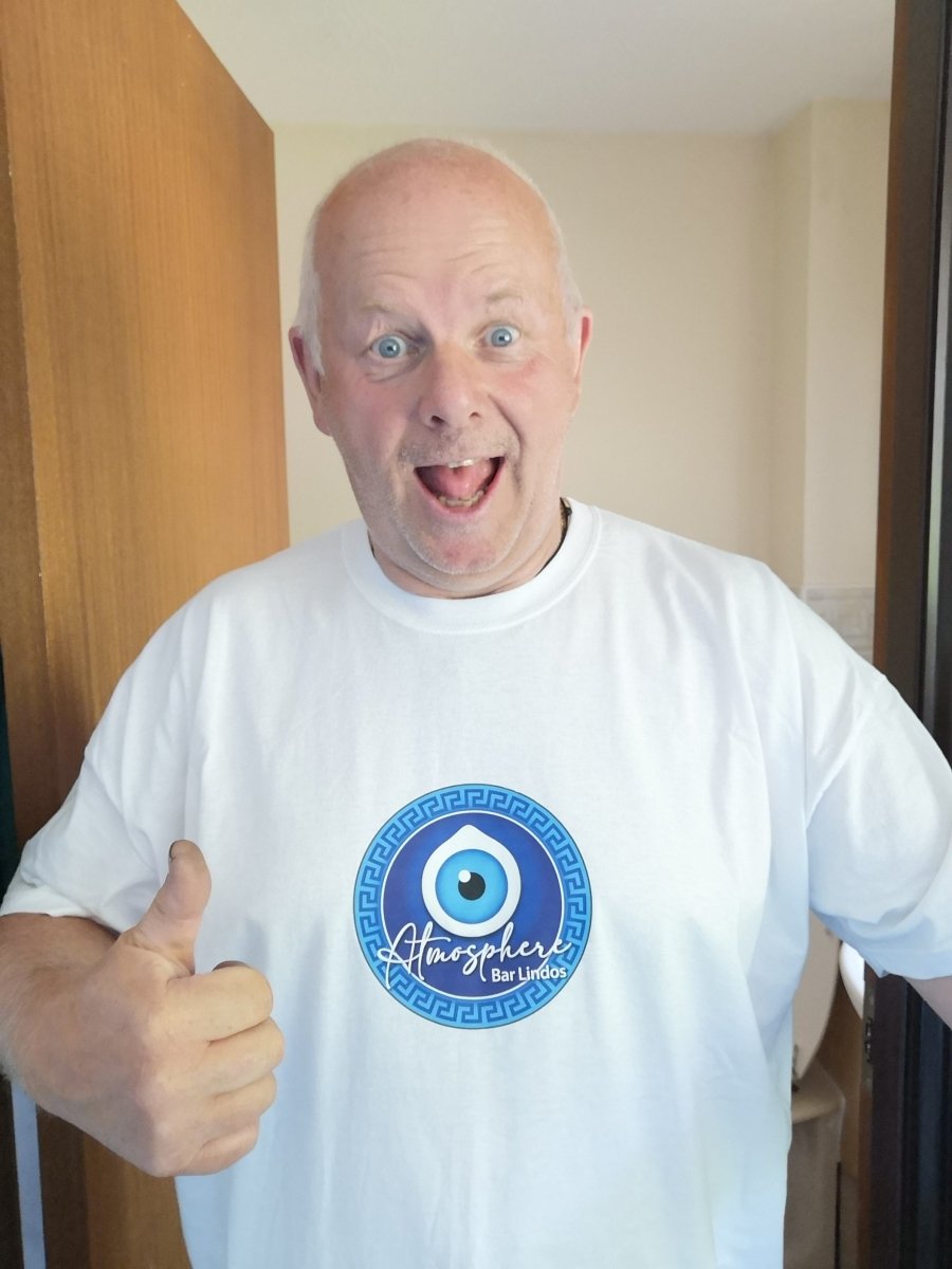 Atmosphere Bar | Greek Eye | T-Shirt | Unisex | Rhodes