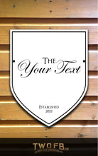Load image into Gallery viewer, Bar Minimal Personalised Bar Sign Custom Signs from Twofb.com Pub signs