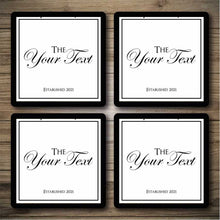 Load image into Gallery viewer, Personalised Bar Mats | Drip Mats | Custom Bar Runners | Bar Minimal