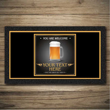 Load image into Gallery viewer, Personalised Bar Mats | Drip Mats | Custom Bar Runners | Brave Boozer