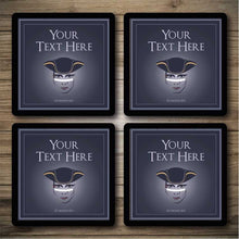Load image into Gallery viewer, Personalised Bar Mats | Drip Mats | Custom Bar Runners | Dandy Highwayman