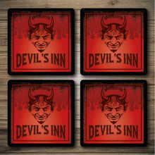 Load image into Gallery viewer, Personalised Bar Mats | Drip Mats | Custom Bar Runners | Devils Inn