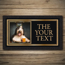 Load image into Gallery viewer, Personalised Bar Mats | Drip Mats | Custom Bar Runners | Dog & Bastard