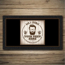 Load image into Gallery viewer, Personalised Bar Mats | Drip Mats | Bar Runners | Generic Hipster